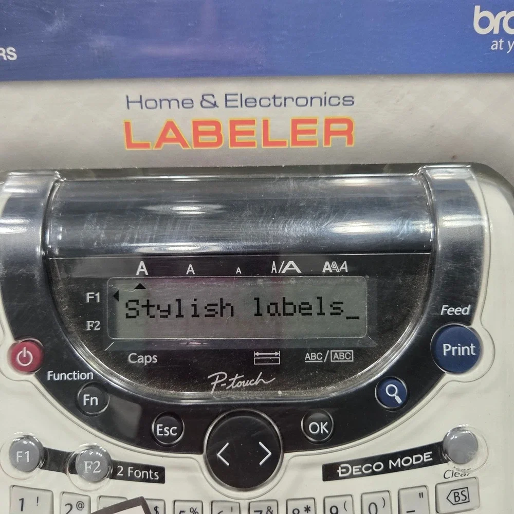 NEW SEALED Brother PT1290RS P Touch Home Electronic Labeling System Starter Tape